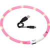 Kép 1/2 - Flamingo VL Világító Nyakörv LED+USB Pink 70 cm
