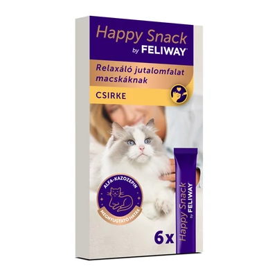 Feliway Happy Snack Csirke 6x15g