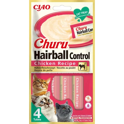 Churu Cat Hairball Csirke 4x14 g