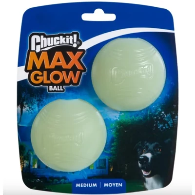Chuckit! Max Glow labda M 2 db-os