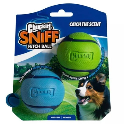 Chuckit! Sniff Fetch labda DUO bacon és mogyoróvaj