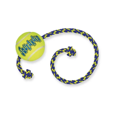KONG Squeakair kötéllel M