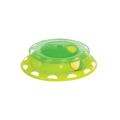 Catstages Chase track zöld interaktív macskajáték