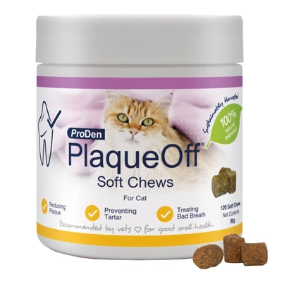 PlaqueOff Soft Chews Cat 120 db
