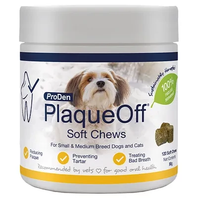 PlaqueOff Soft Chews Small&amp;Med. 120 db