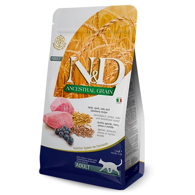 N&amp;D Cat Ancestral Grain /Bárány,Tönköly,Zab/ 1,5 kg