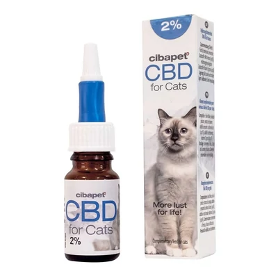 Cibapet CBD 2% Olaj Macskáknak 10 ml