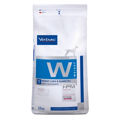 Virbac HPM Diet Dog Weight 1 Loss &amp;amp; Diabetes 12 kg