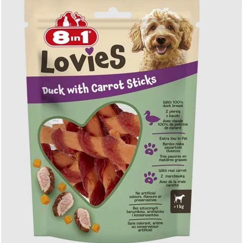 8in1 Lovies Duck&Carrot - 80 g