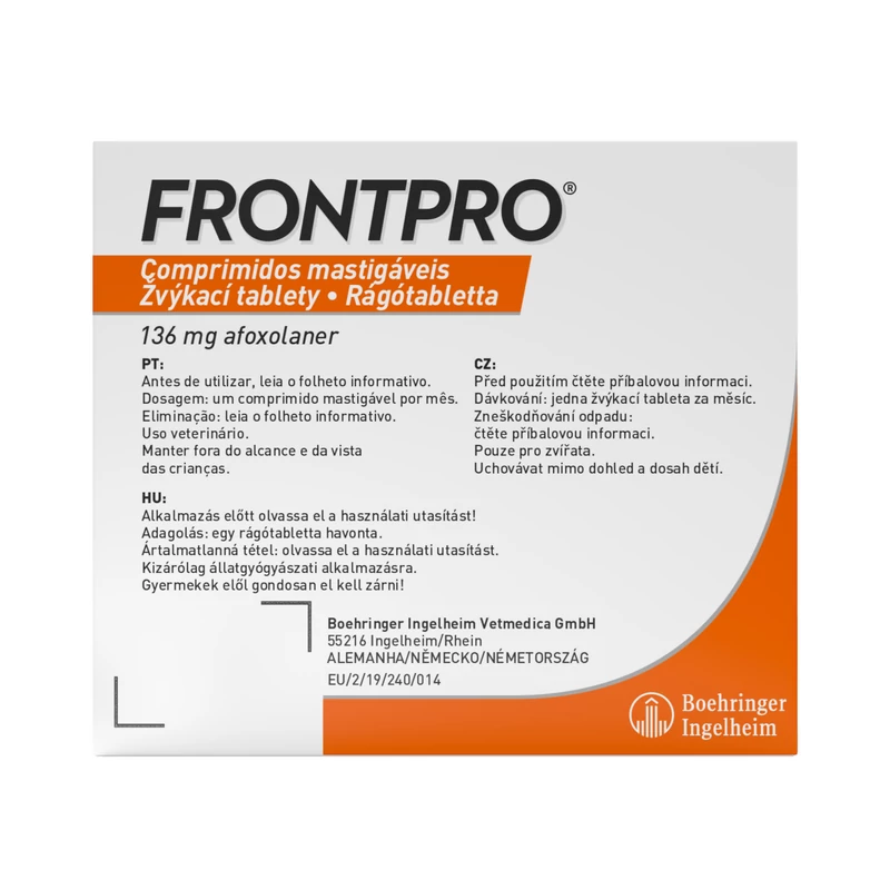 Frontpro tabletta 25-50 kg