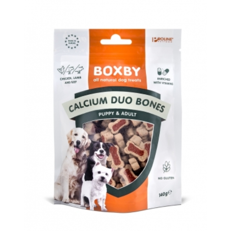 Boxby Puppy Calciumos Snack DuoBones 140 g