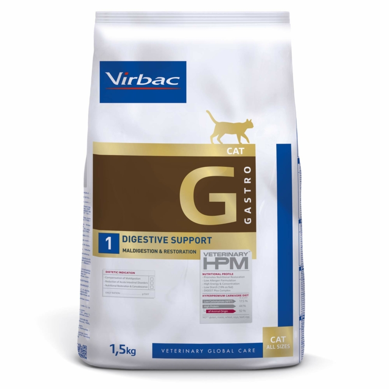 Virbac HPM Diet Cat Digestive Support 1,5 kg