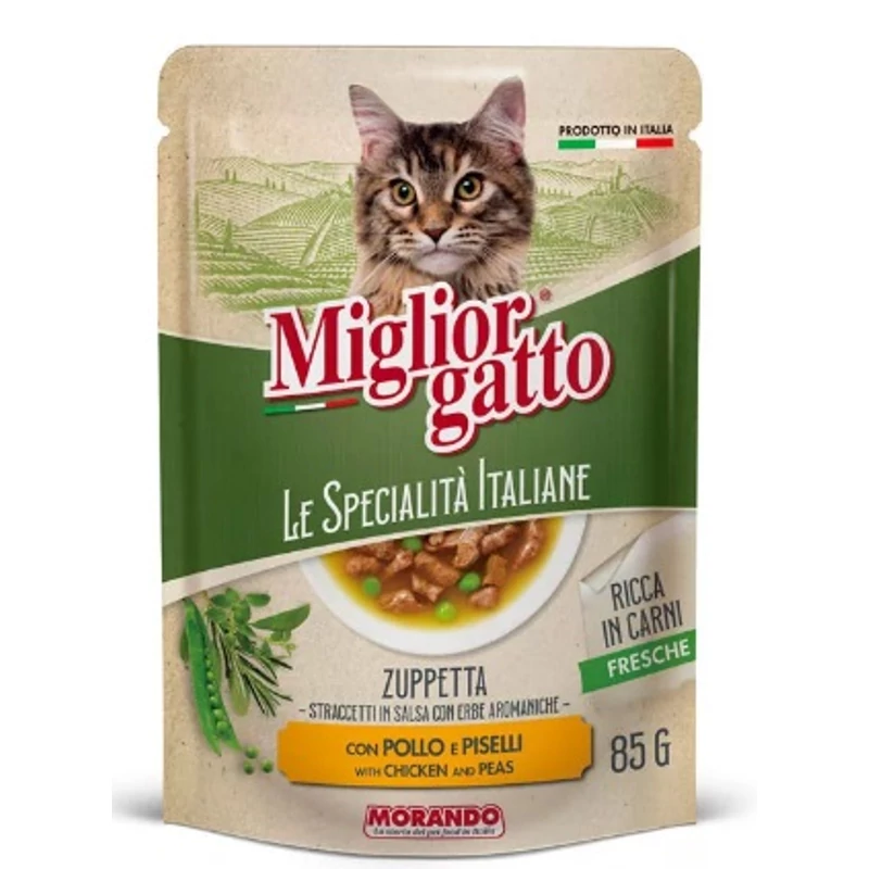 Migliorgatto leves csirke-borsó