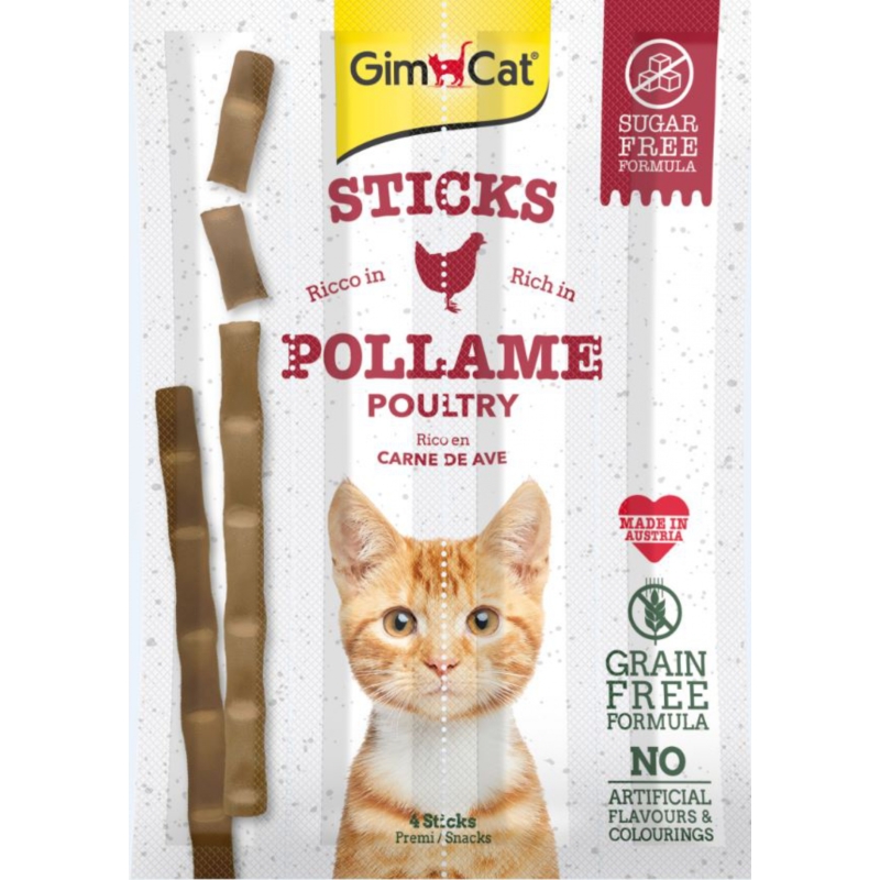 GimCat Snack Stick Baromfi - 4db