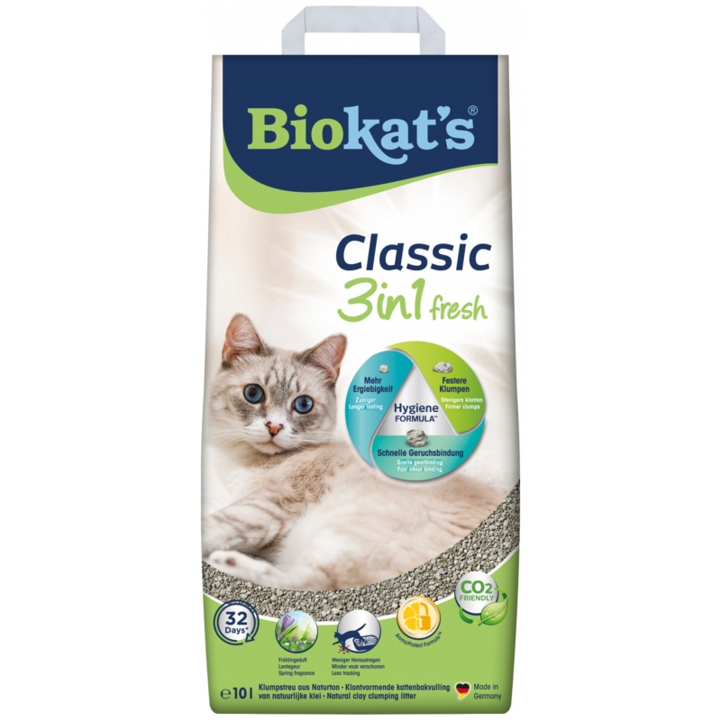 Biokat's Classic Fresh 3in1 alom 10L/10 kg