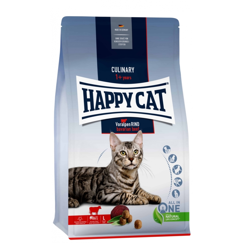 Happy Cat Culinary Adult - Marha 4 kg