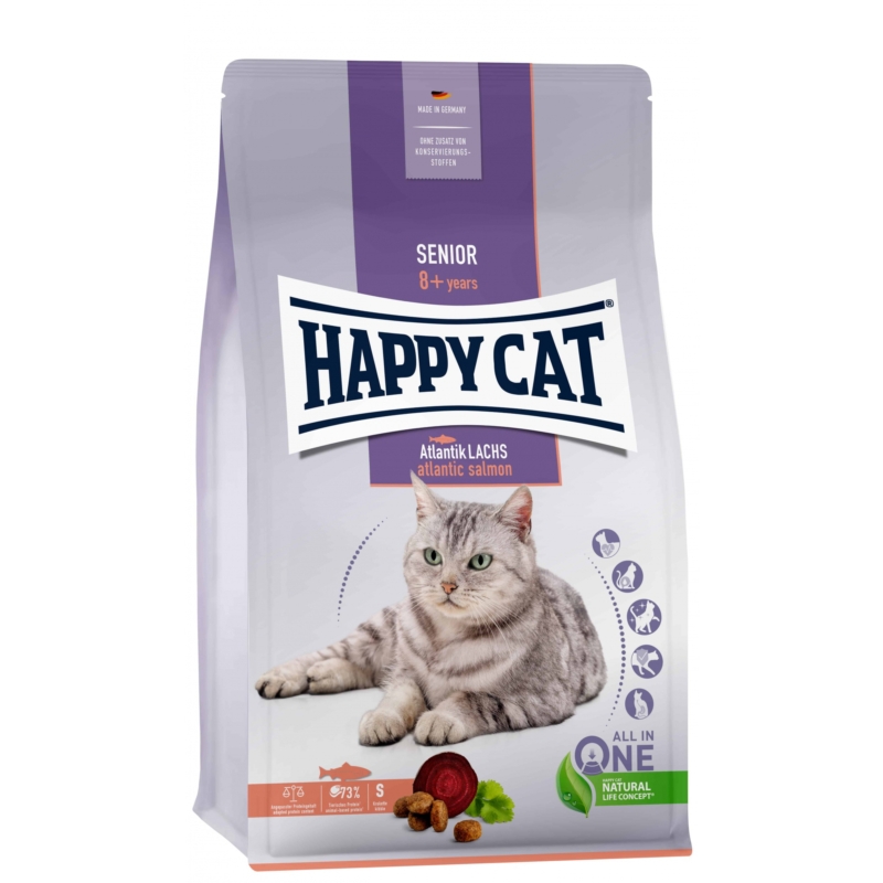 Happy Cat Senior Lazac 1,3 kg