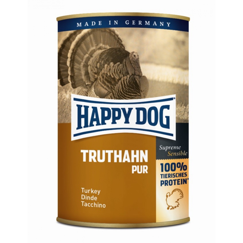 Happy Dog Sensible Truthahn Pur - Pulyka 400 g