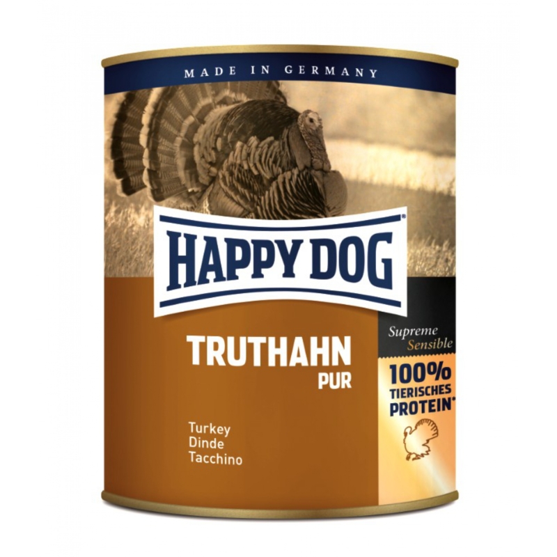 Happy Dog Sensible Truthahn Pur - Pulyka 800 g