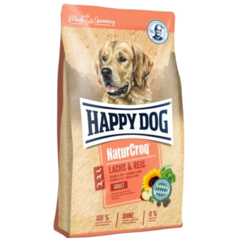 Happy Dog Natur-Croq Lazac&Rizs 12 kg