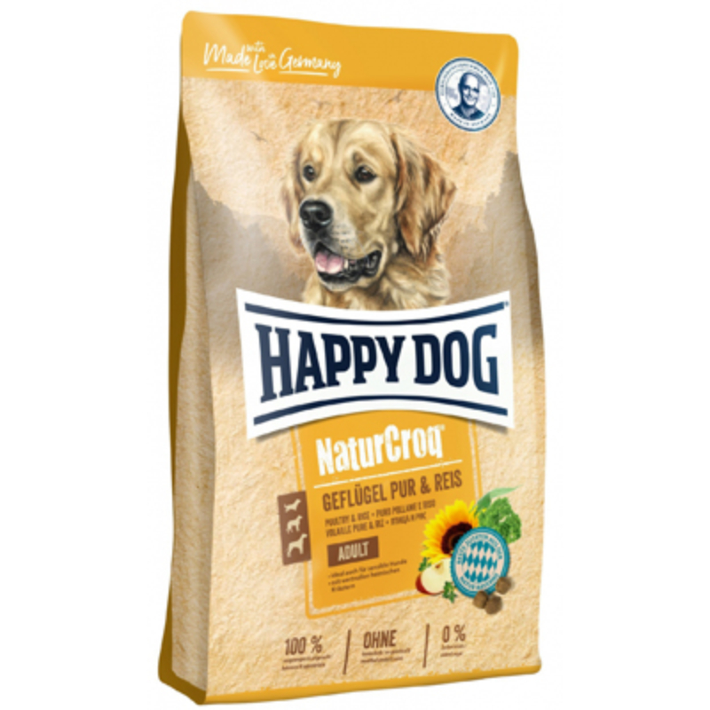 Happy Dog Natur-Croq Baromfi&Rizs 12 kg