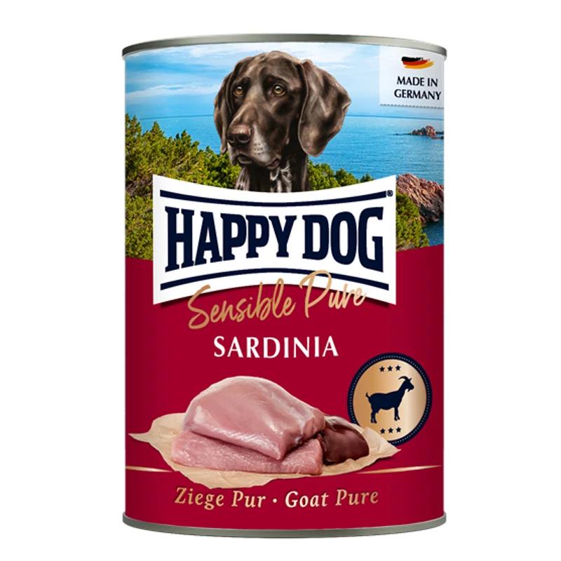 Happy Dog Pur Konzerv Sardinia - Kecske 400 g