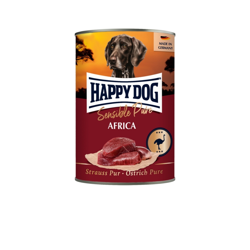 Happy Dog Pur Konzerv Africa - Strucc 400 g