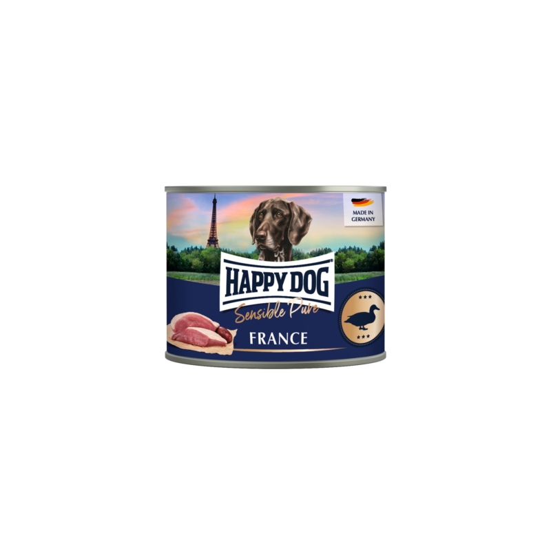 Happy Dog Pur Konzerv France - Kacsa 200 g
