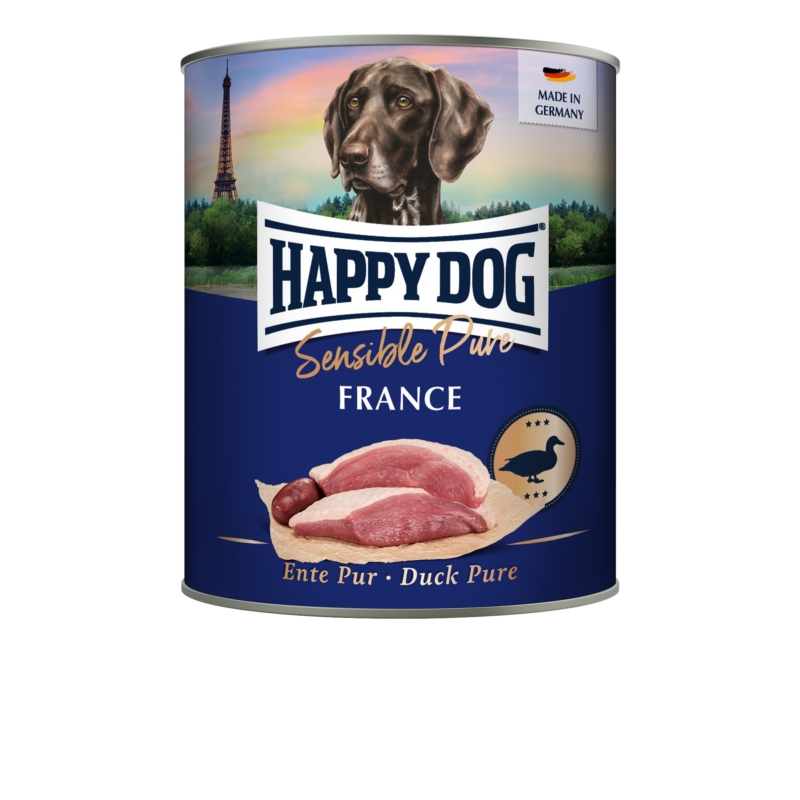 Happy Dog Pur Konzerv France - Kacsa 800 g