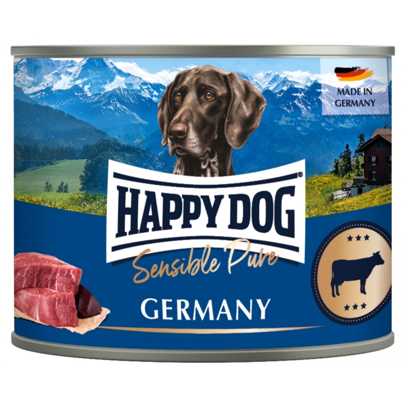 Happy Dog Pur Konzerv Germany - Marha 200 g