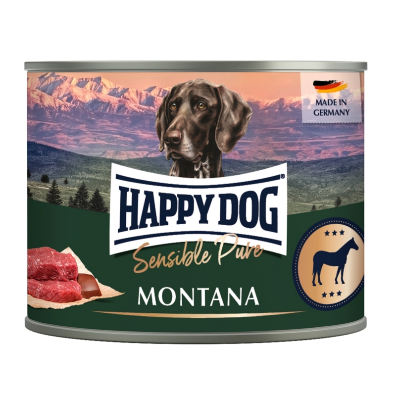 Happy Dog PUR Konzerv Montana - Ló 200 g