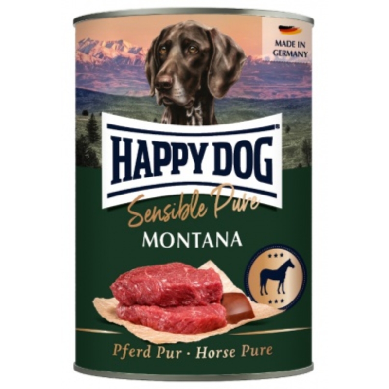 Happy Dog PUR Konzerv Montana - Ló 400 g