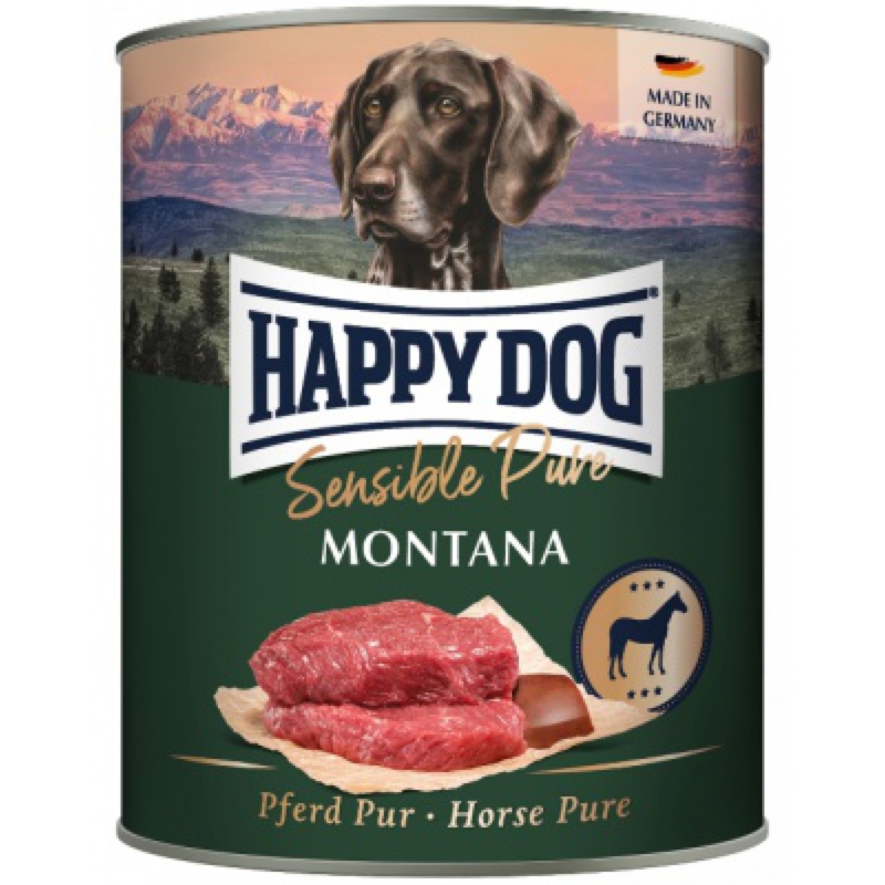 Happy Dog PUR Konzerv Montana - Ló 800 g