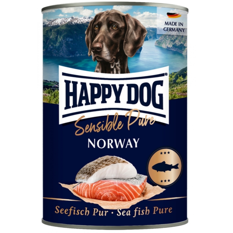 Happy Dog PUR Konzerv Norway - Lazac 400 g