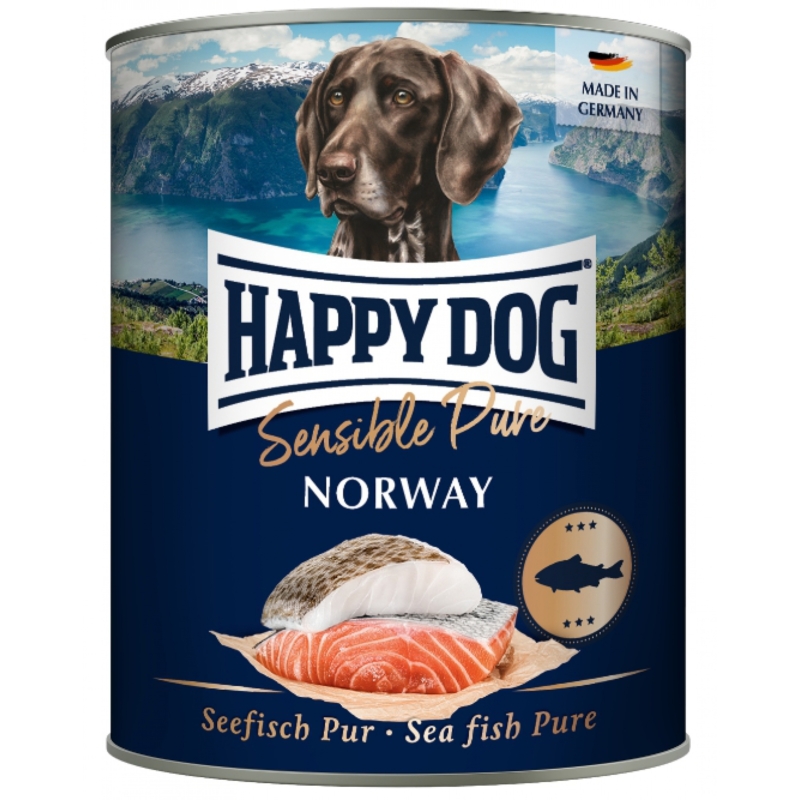 Happy Dog PUR Konzerv Norway - Lazac 800 g