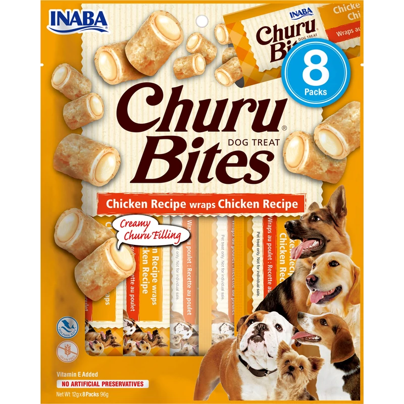 Churu Dog Bites Csirke 8x12 g