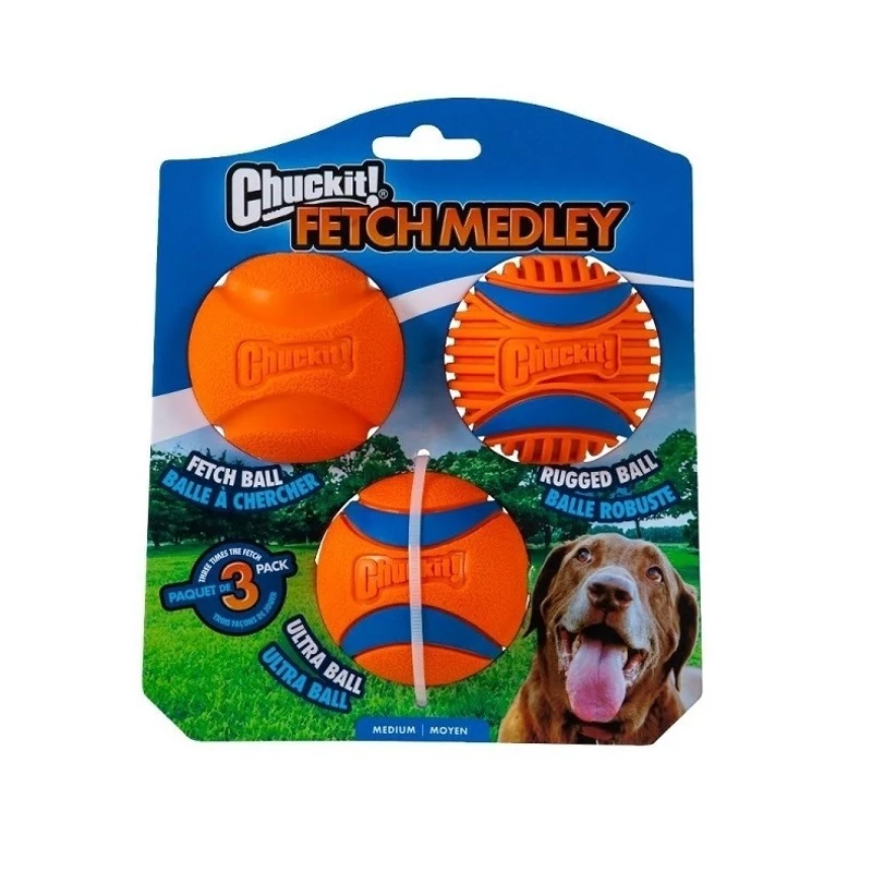 Chuckit! Fetch Medley Medium 3 db-os