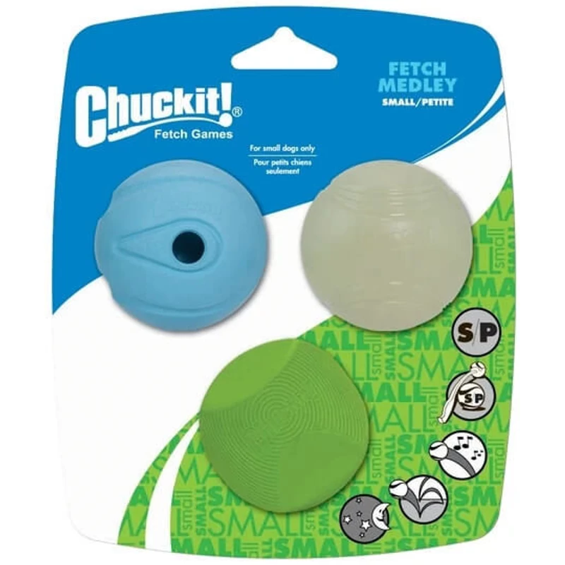 Chuckit! Fetch Medley Small 3 db-os