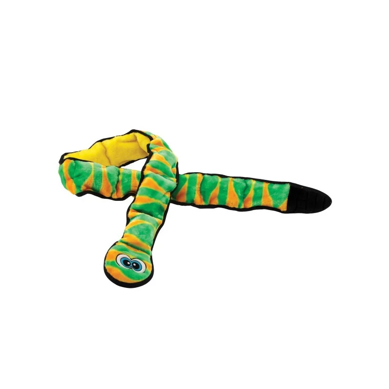 Outward Hound Invincibles Green Snake plüss kutyajáték XXL