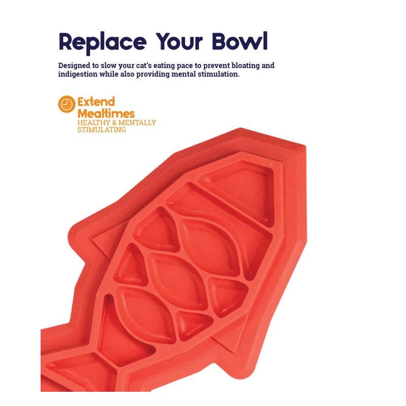 Catstages Fishie Fun feed mat Pink