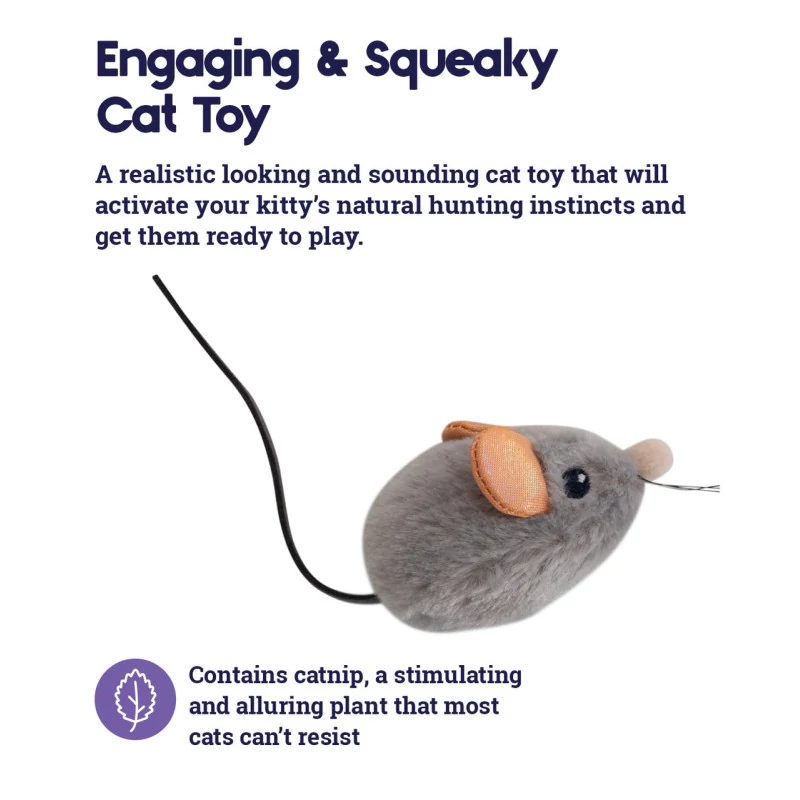 Catstages Squeak Mouse cincogó macskajáték