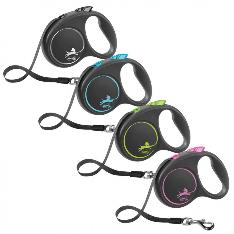 Flexi Black Design S Szalag 5 m 15 kg-ig Zöld