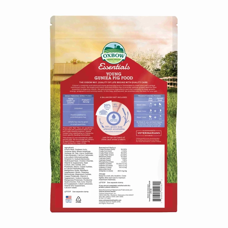 Oxbow Essentials Young Guinea Pig 2,25 kg