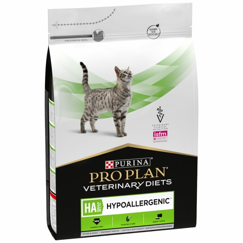 PURINA PRO PLAN Veterinary Diets Feline HA St/Ox HYPOALLERGENIC 1,3 kg