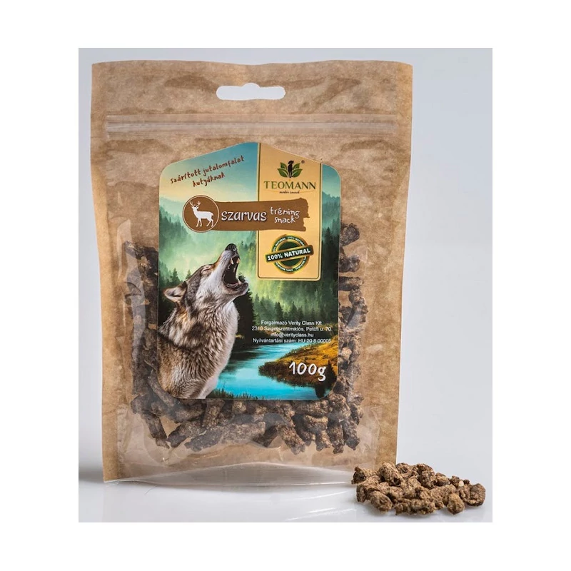 Teomann Tréning Snack 100 g Szarvas