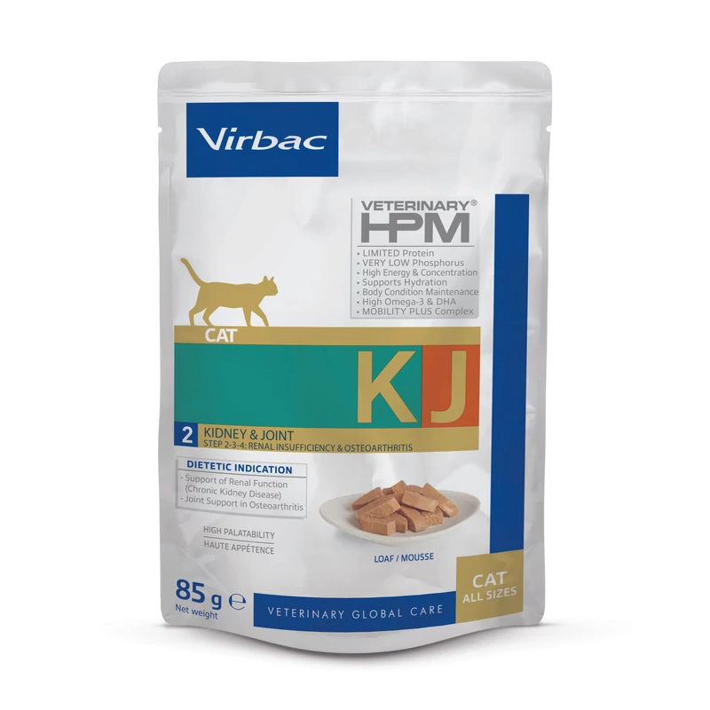 Virbac HPM Diet Cat Kidney & Joint 2 - 85 g Pouch