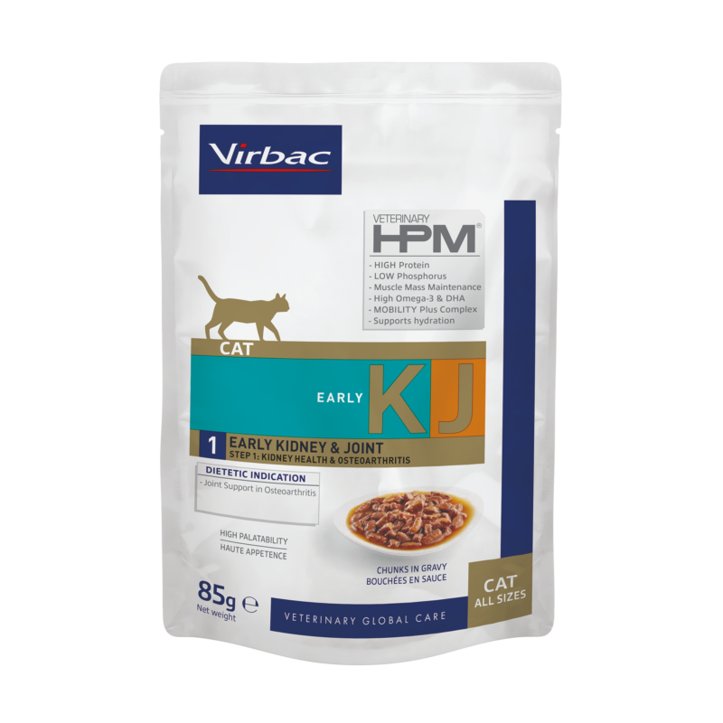 Virbac HPM Diet Cat Kidney & Joint 1 Early 85 g