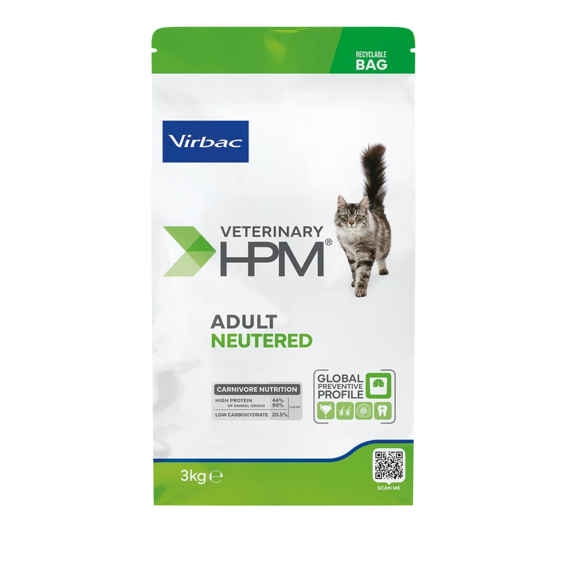 Virbac HPM Adult Neutered Cat 3 kg