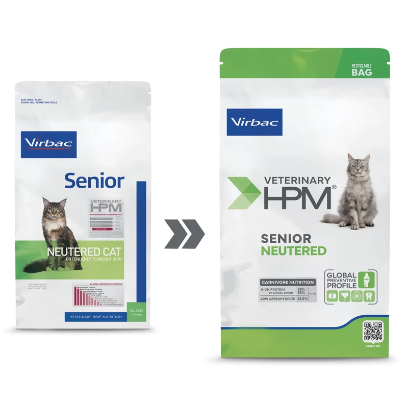 Virbac HPM Senior Neutered Cat 3 kg