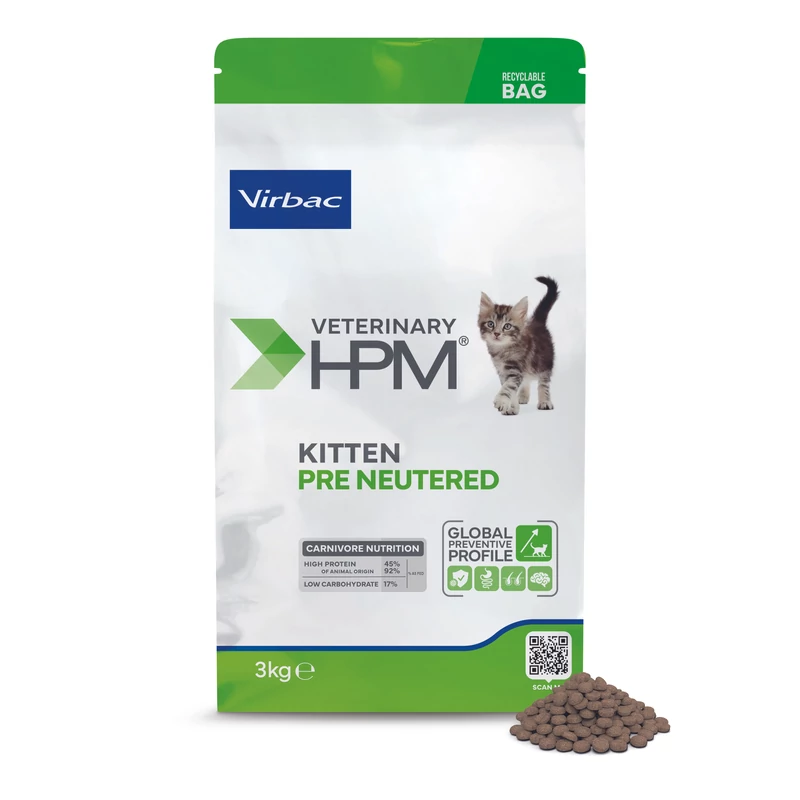 Virbac HPM Kitten Pre Neutered Cat 3 kg